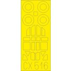 Eduard Ki-61-Id (Tamiya) maszkoló