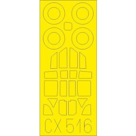 Eduard Ki-61-Id (Tamiya) maszkoló