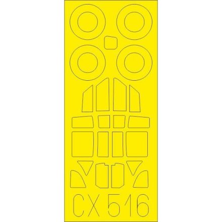 Eduard Ki-61-Id (Tamiya) maszkoló