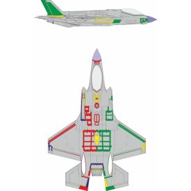Eduard F-35A RAM coating early (Revell) maszkoló