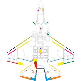 Eduard F-35C RAM coating (Tamiya) maszkoló