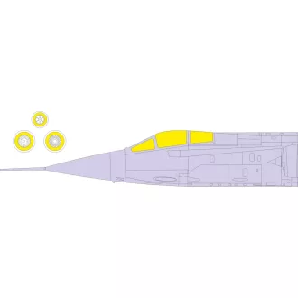 Eduard F-104J (Fine Molds) maszkoló