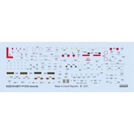Eduard P-51D stencils (Revell, Tamiya) matrica