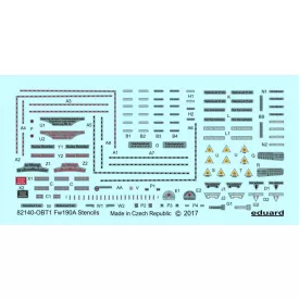 Eduard Fw 190 A stencils matrica