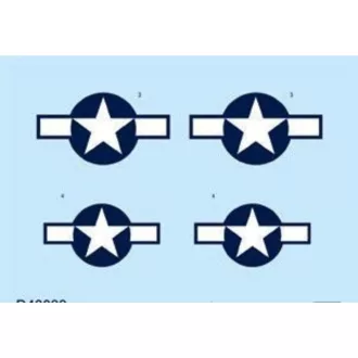 Eduard P-51D national insignia for Eduard matrica