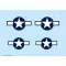 Eduard P-51D national insignia for Eduard matrica