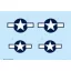 Eduard P-51D national insignia for Eduard matrica