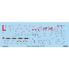 Eduard P-51D stencils matrica