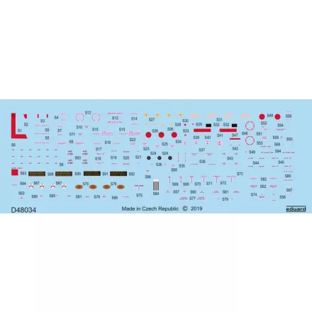 Eduard P-51D stencils matrica