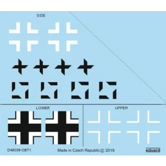 Eduard Fw 190A-8/R2 national insignia for Eduard matrica