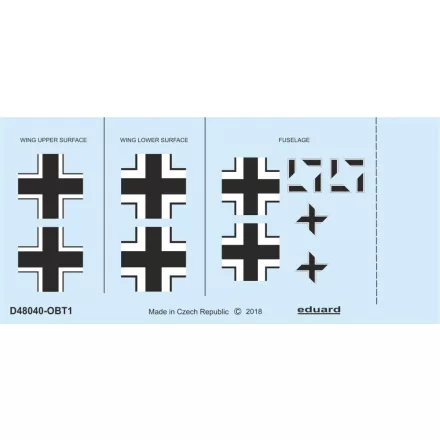 Eduard Fw 190A-2 national insignia matrica