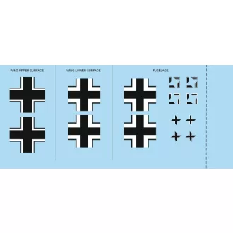 Eduard Bf 109F-2 national insignia matrica