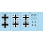 Eduard Bf 109F-2 national insignia matrica