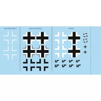 Eduard Bf 109G-6 national insignia matrica