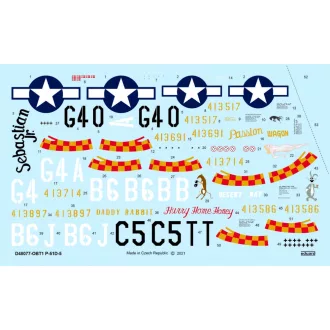 Eduard P-51D-5 “357th FG“ matrica