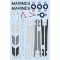 Eduard F-4B MARINES for TAMIYA matrica
