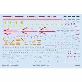 Eduard F-14 stencils (Tamiya) matrica