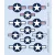 Eduard F-6 Mustang national insignia (Eduard) matrica