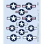 Eduard F-6 Mustang national insignia for EDUARD matrica