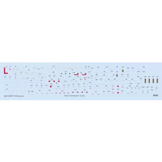 Eduard P-51B stencils EDUARD matrica
