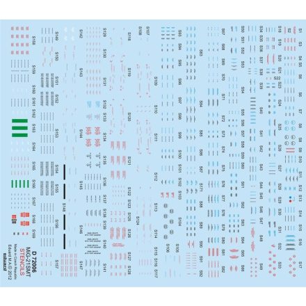 Eduard MiG-21SMT stencils matrica