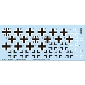 Eduard Fw 190A Balkenkreuze matrica