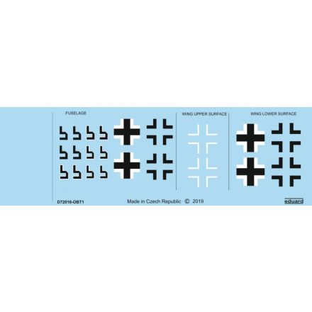Eduard Fw 190A-8 national insignia matrica