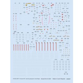   Eduard Tornado GR.1 stencils (gray/ green camouflage) matrica