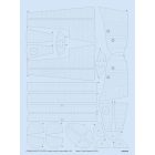 Eduard P-38F/G/H raised rivets & surface details (Tamiya) matrica