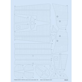   Eduard P-38F/G/H raised rivets & surface details (Tamiya) matrica