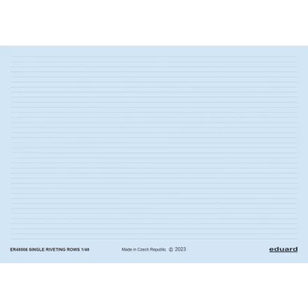 Eduard Single riveting rows 1/48 matrica