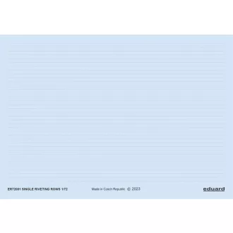 Eduard Single riveting rows 1/72 matrica