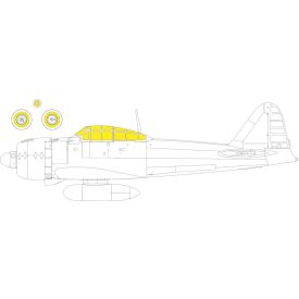 Eduard A6M5 Zero (Fine Molds) maszkoló