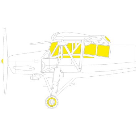 Eduard Fi 156C TFace (Tamiya) maszkoló
