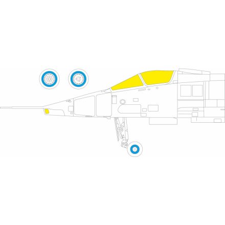 Eduard Jaguar GR.1 / GR.1A (Airfix) maszkoló