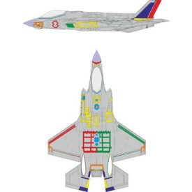 Eduard F-35A RAM coating early (Italeri) maszkoló