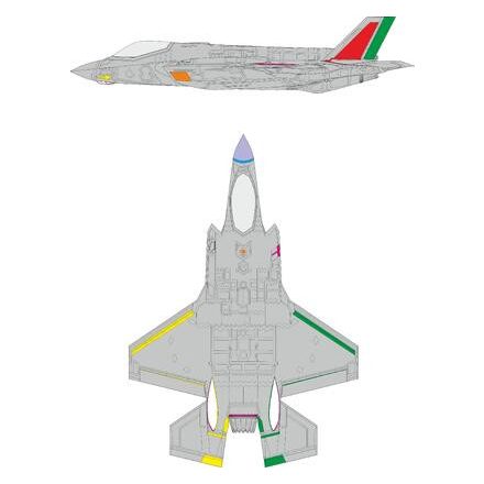 Eduard F-35A RAM coating late (Italeri) maszkoló