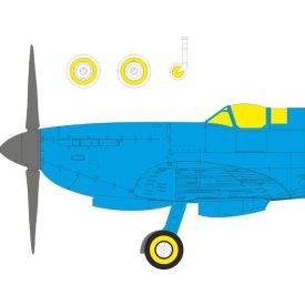 Eduard Spitfire Mk. IXe (Airfix) maszkoló