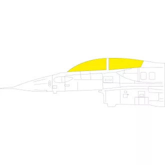 Eduard F-16I SUFA (Great Wall Hobby) maszkoló