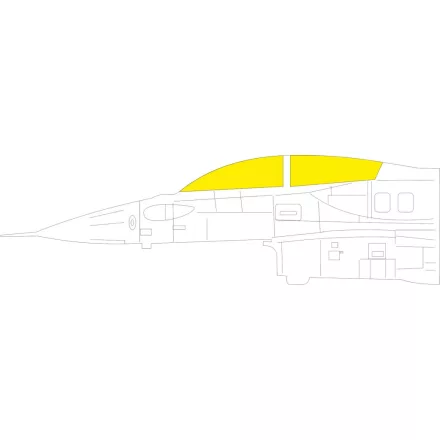 Eduard F-16I SUFA (Great Wall Hobby) maszkoló