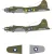 Eduard B-17F US national insignia & code letters (Revell) maszkoló