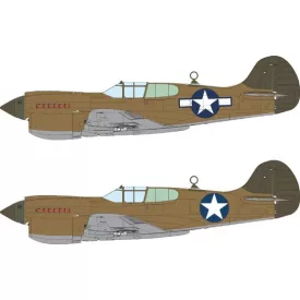 Eduard P-40K US national insignia (Eduard) maszkoló