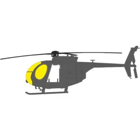 Eduard MH-6J (ICM) maszkoló