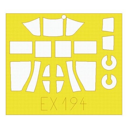 Eduard Il-2 Stormovik Single Seater (Accurate Miniatures) maszkoló