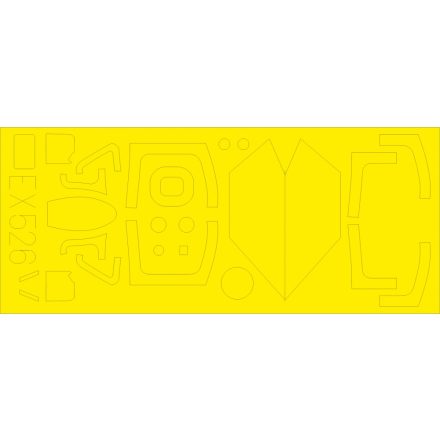 Eduard MiG-21MF w/ canopy seal (Eduard) maszkoló