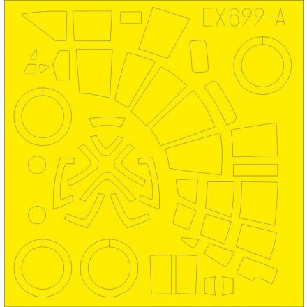 Eduard He 111Z TFace (ICM) maszkoló