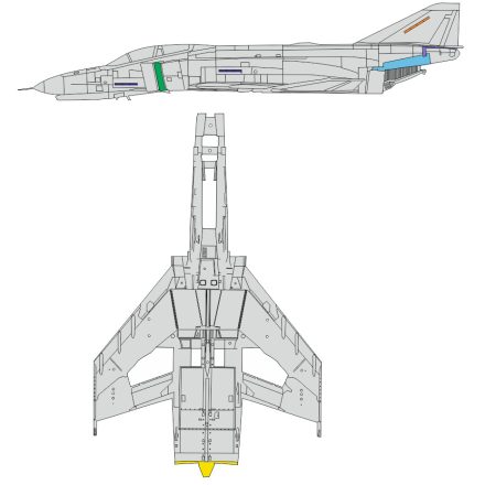 Eduard F-4E surface panels (Meng)