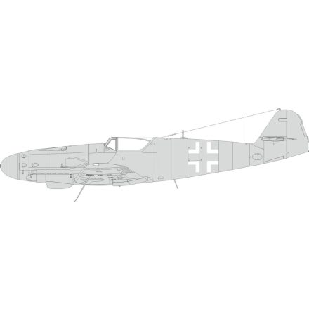 Eduard Bf 109K national insignia (Eduard)