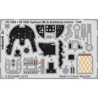   Eduard Typhoon Mk.Ib Bubbletop for Hasegawa/Italeri fotómaratás