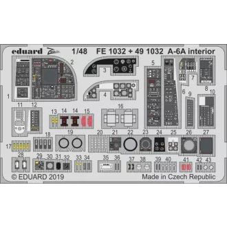 Eduard A-6A interior for Hobby Boss fotómaratás